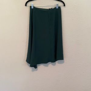 H&M Hunter Green Flare Skirt - Size 4